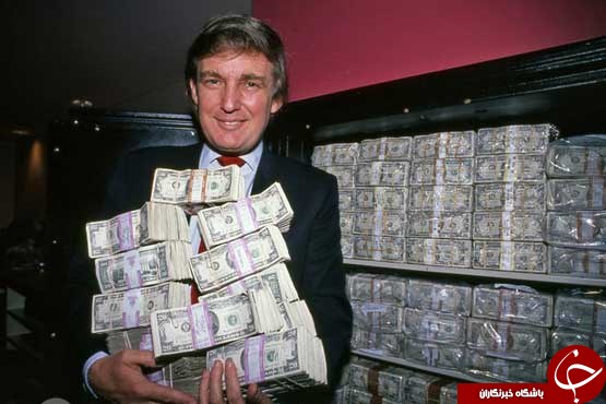 ترامپ و پول‌هایش + عکس