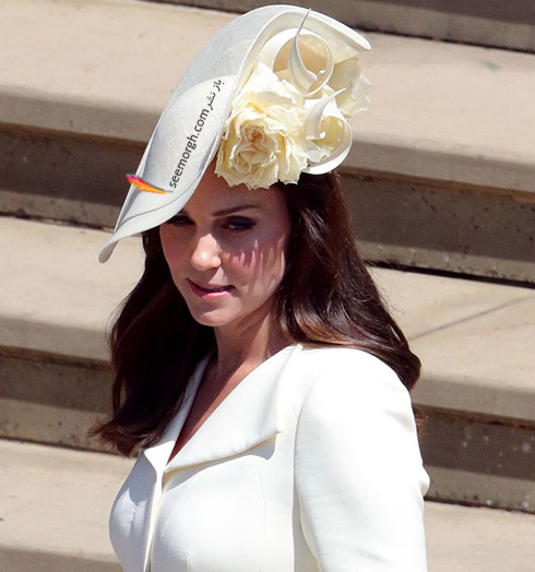 مدل کلاه کیت میدلتون Kate Middleton در عروسی مگان مارکل Meghan Markle و پرنس هرس Prince Harry