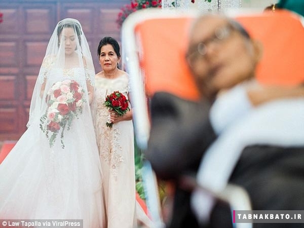 پیرمردی که برای شرکت در مراسم عروسی با سرطان جنگید