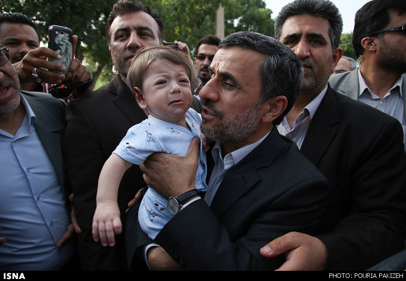 ترس یک کودک ازمحمود احمدی‌نژاد 