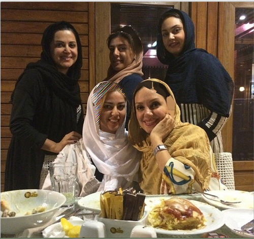 رستورانگردی بازیگران زن ایران 